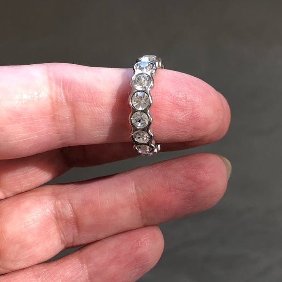 CZ vintage cocktail ring - Picture 5 of 9